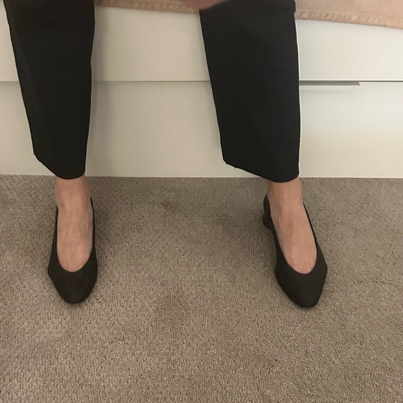 Zara Massimo Dutti Black  Flats - Zara Size Eu 40 US 9 - Picture 4 of 12